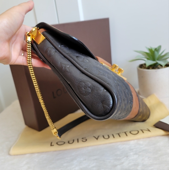 💕STUNNING Very Rare Louis Vuitton Monogram Blocks Pochette Plate Marine - Picture 9 of 16